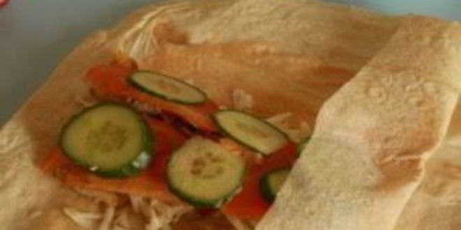 Рецепт домашней шаурмы с курицей в лаваше