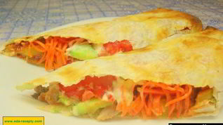 Рецепт Домашней шаурмы в лаваше