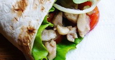 Рецепт Шаурмы с индейкой и овощами