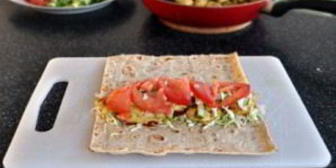 Рецепт шаурмы с капустой и курицей