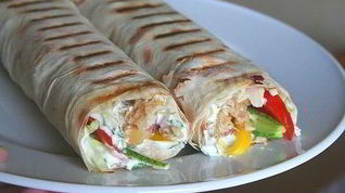 Рецепт Шаурмы с курицей в лаваше