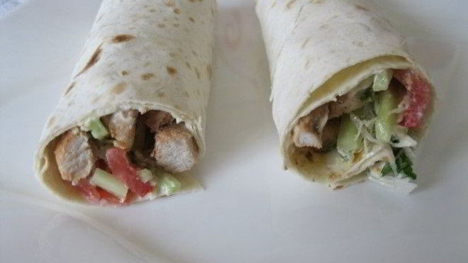 Рецепт шаурмы с курицей