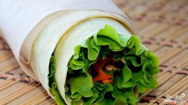 Рецепт шаурмы с морковью