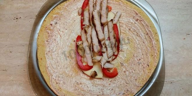 Рецепт шаурмы в лепешке по-домашнему