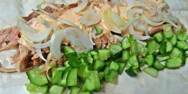 Рецепт шавермы с запеченной курицей и майонезным соусом