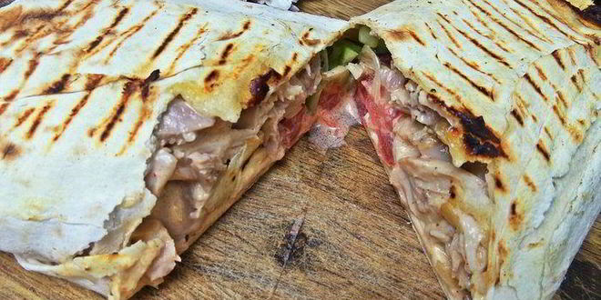 Рецепт шавермы с запеченной курицей и майонезным соусом