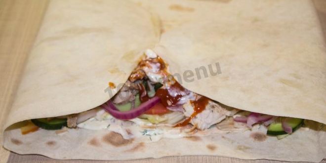 Рецепт шавермы в лаваше с курицей