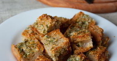 Рецепт Чесночных сухариков из чабатты