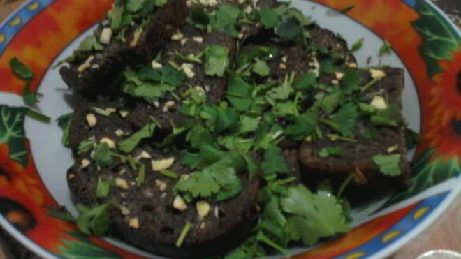 Рецепт чесночных сухариков