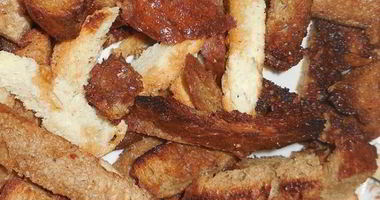 Рецепт Домашних сухариков в духовке