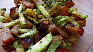 Рецепт Кабачков с сухариками