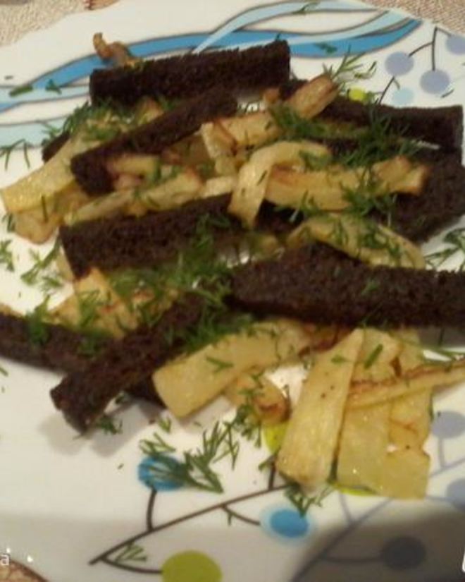 Рецепт кабачков с сухариками