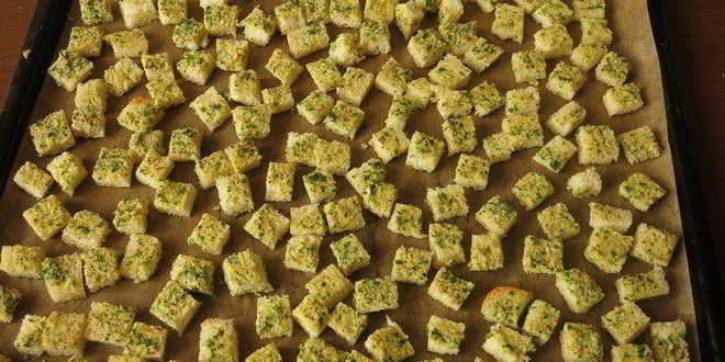 Рецепт крабовых сухариков