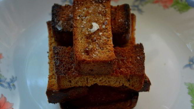 Рецепт сухариков домашних