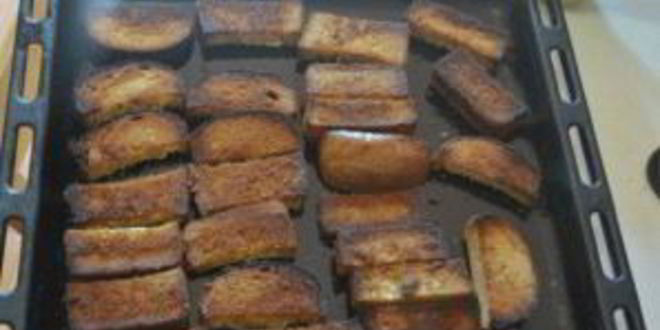 Рецепт сухариков домашних