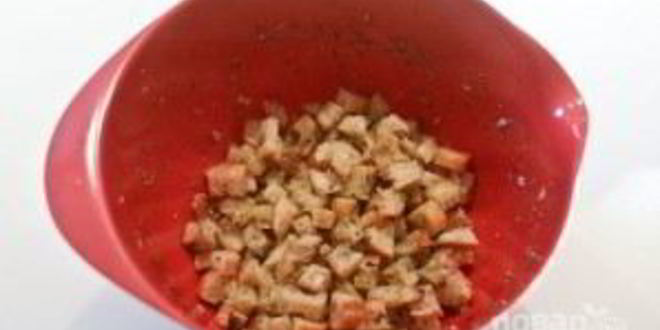 Рецепт сухариков к пиву