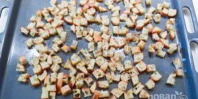 Рецепт сухариков к пиву