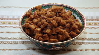 Рецепт Сухариков на сковороде