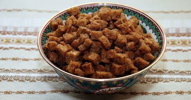 Рецепт Сухариков на сковороде