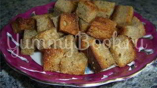 Рецепт Сухариков с чесноком