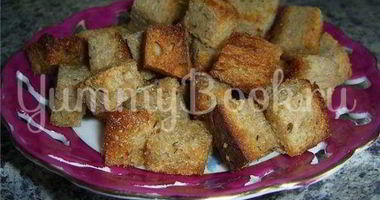 Рецепт Сухариков с чесноком