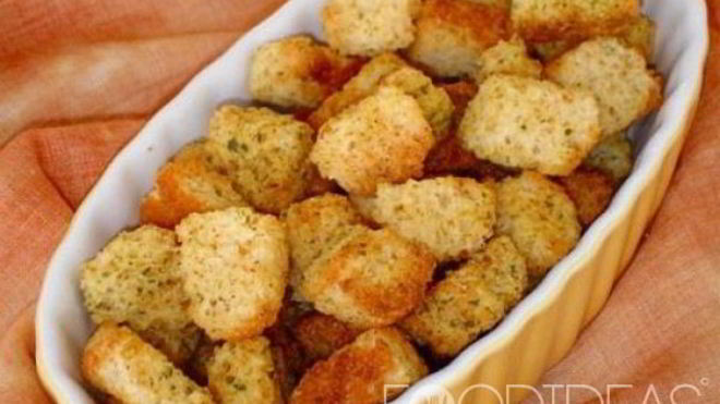 Рецепт сухариков в духовке