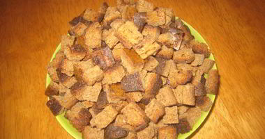 Рецепт Сухариков в микроволновке