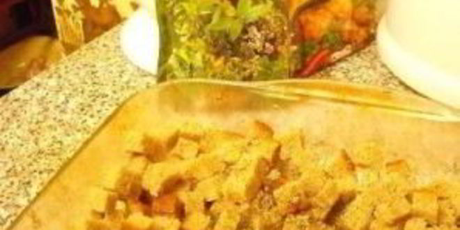 Рецепт сухариков в микроволновке