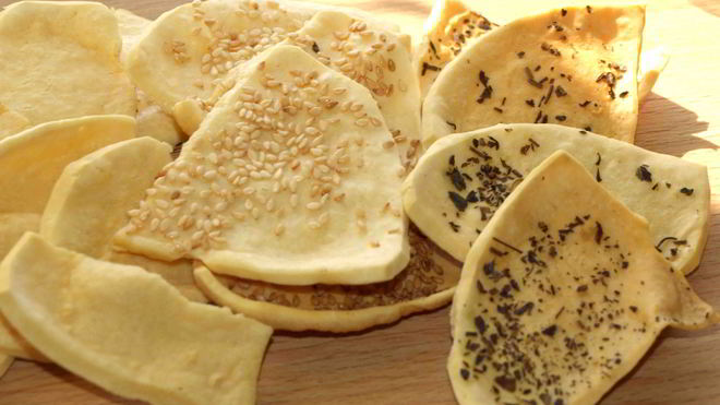 Рецепт сырных сухариков