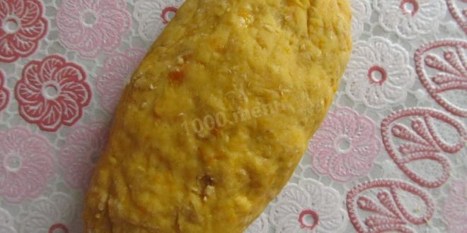 Рецепт тыквенных сухариков с изюмом