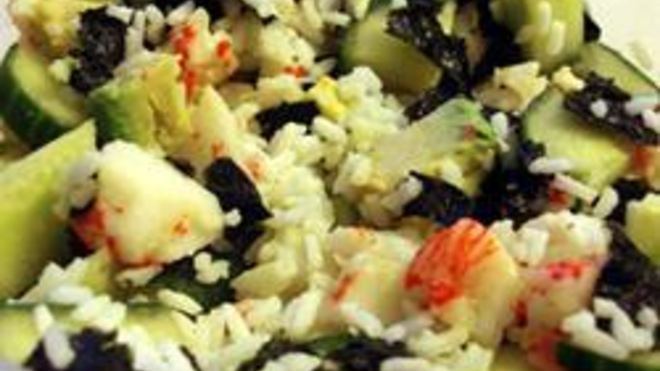 Рецепт калифорнийского суши-салат