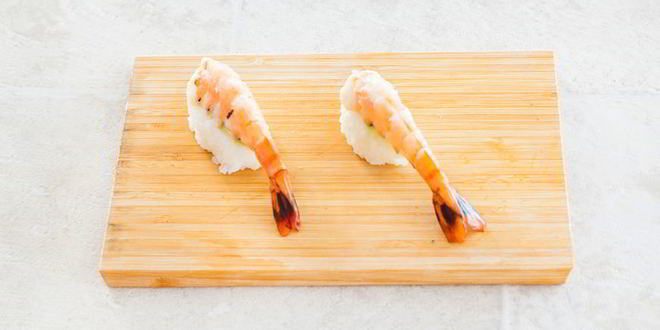 Рецепт нигирей суши с креветками