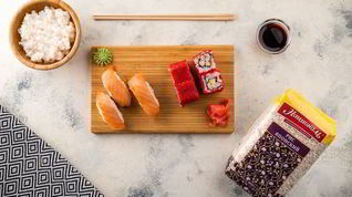 Рецепт Ролла Калифорния и суши Нигири