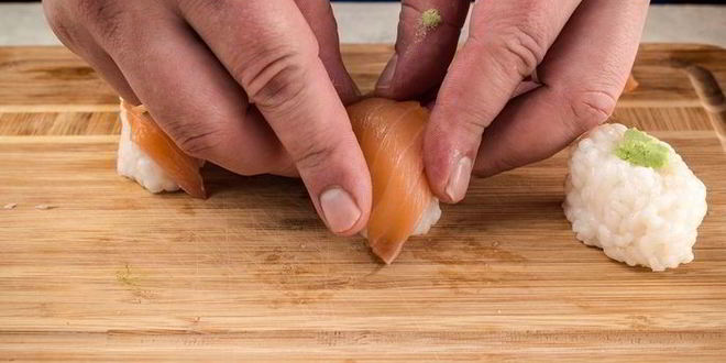 Рецепт ролла калифорния и суши нигири