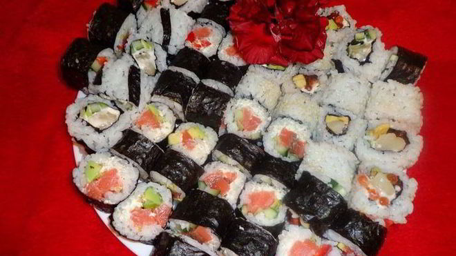 Рецепт суш для романтического вечера