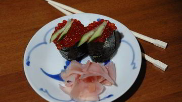 Рецепт Суш-лодочек с икрой