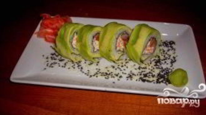Рецепт суш с авокадо