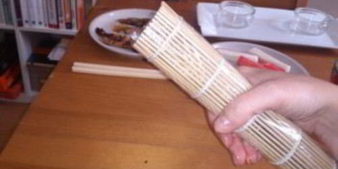 Рецепт суш с огурцом и крабовыми палочками