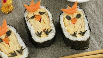 Рецепт Суш с омлетом Цыплята