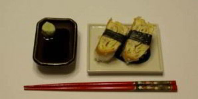 Рецепт суш с омлетом