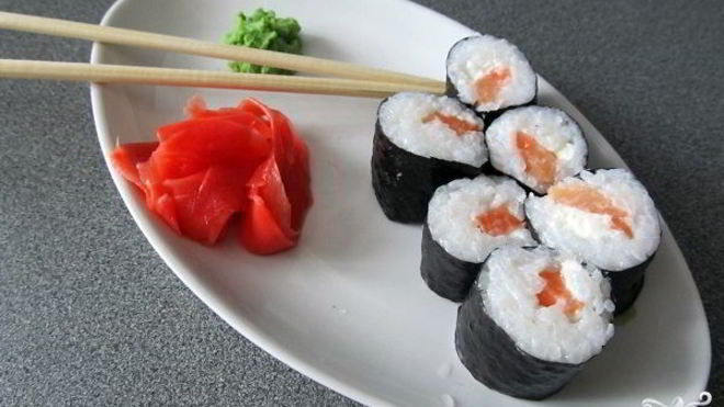 Рецепт суш с семгой