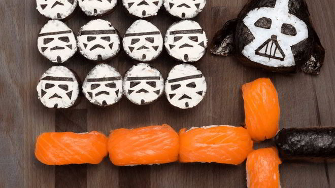 Рецепт суш в стиле звездных войн