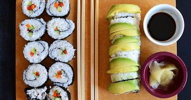 Рецепт Суш вегетарианских