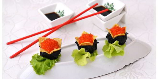 Рецепт суш восточный цветок