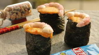 Рецепт Суш, запеченных со спайси соусом с крабовыми палочками