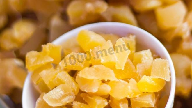 Рецепт цукатов из кабачков в сушилке на зиму домашние