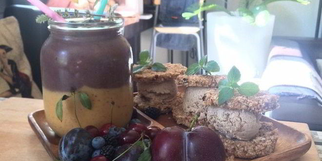 Рецепт имбирных сэндвичей с кокосово-чайным мороженным