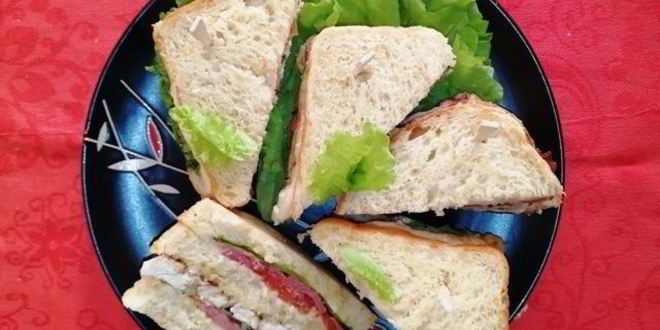 Рецепт клаба-сэндвичей с хлебом из булгура