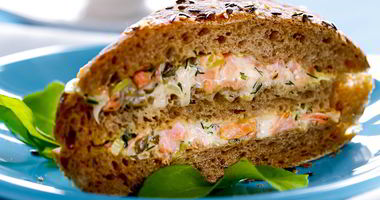 Рецепт Сэндвича с лососем