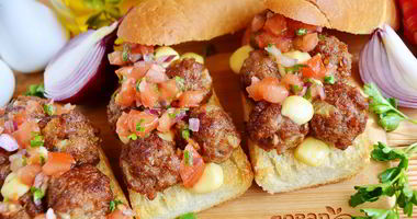 Рецепт Сэндвича с мясными шариками